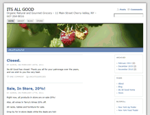 Tablet Screenshot of itsallgoodgrocery.org